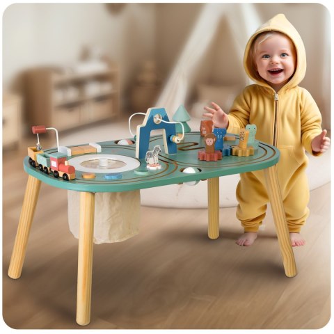 Drewniany stolik sensoryczny NK-865 Nukido Drewniany stolik sensoryczny NK-865 Nukido