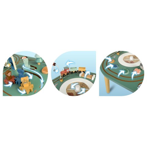 Drewniany stolik sensoryczny NK-865 Nukido Drewniany stolik sensoryczny NK-865 Nukido