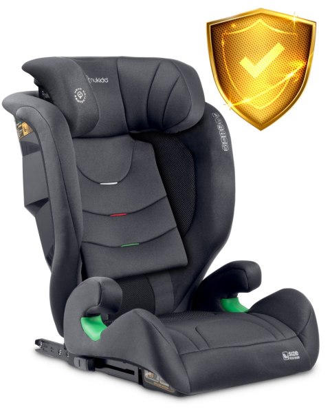Fotelik samochodowy Nukido Louis Soft szary15-36 kg ISOFIX Fotelik samochodowy Nukido Louis Soft szary15-36 kg ISOFIX
