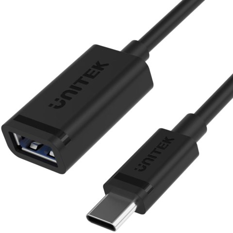 Adapter Unitek C476BK-1M USB-C (M) do USB-A (F) 10Gbps 60W Adapter Unitek C476BK-1M USB-C (M) do USB-A (F) 10Gbps 60W