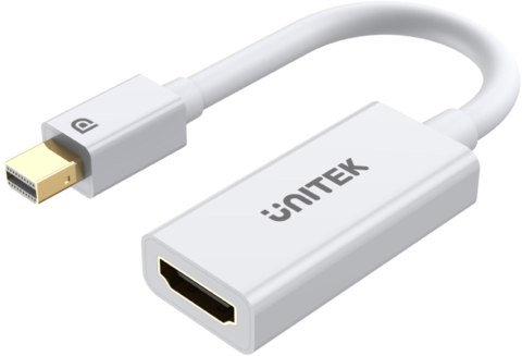 Adapter Unitek Y-6331 miniDisplayPort-HDMI 4K Adapter Unitek Y-6331 miniDisplayPort-HDMI 4K