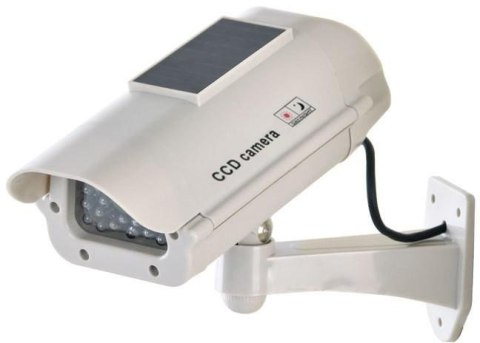 Atrapa kamery tubowej solarna biała AT-2SB-W Atrapa kamery tubowej solarna biała AT-2SB-W