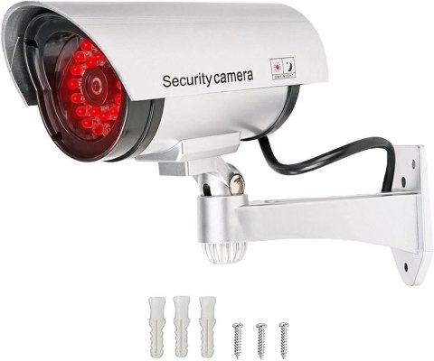 Atrapa kamery tubowej srebrna 30LED AT-2B-S Atrapa kamery tubowej srebrna 30LED AT-2B-S