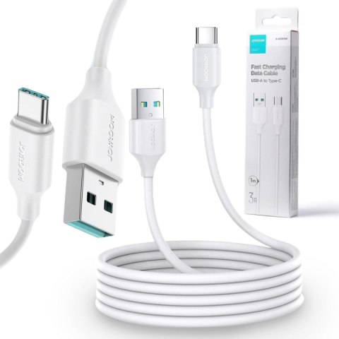 Kabel USB-A / USB-C Joyroom S-UC027A9 100m 3A biały Kabel USB-A / USB-C Joyroom S-UC027A9 100m 3A biały