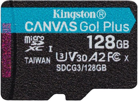 Karta pamięci microSD Kingston Canvas Go Plus microSDXC C10 UHS-I 128GB Karta pamięci microSD Kingston Canvas Go Plus microSDXC C10 UHS-I 128GB