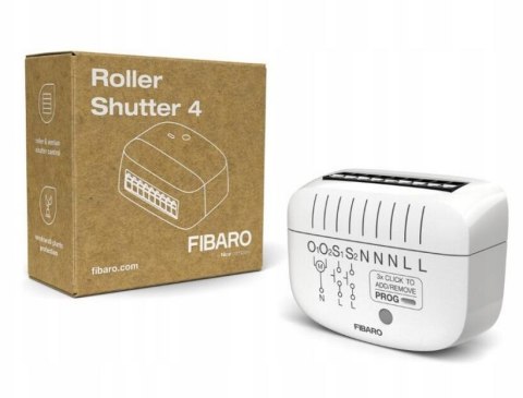 Moduł sterowania roletami Roller Shutter 4 FIBARO FGR-224 Moduł sterowania roletami Roller Shutter 4 FIBARO FGR-224
