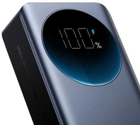 Powerbank Joyroom Digital Display JR-PBF05 30000mAh 65W PD 3.0 QC 3.0 1x USB-A 2x USB-C z kablem Powerbank Joyroom Digital Display JR-PBF05 30000mAh 65W PD 3.0 QC 3.0 1x USB-A 2x USB-C z kablem
