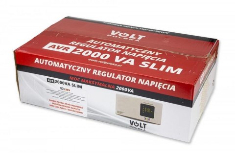 Stabilizator napięcia Volt Polska AVR 2000VA Slim Stabilizator napięcia Volt Polska AVR 2000VA Slim