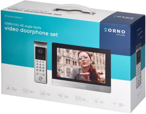 Wideodomofon ORNO OR-VID-ME-1056FHD/B Wideodomofon ORNO OR-VID-ME-1056FHD/B
