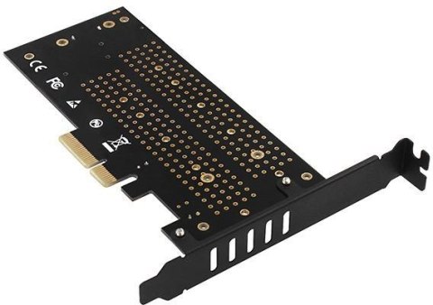 Adapter Axagon PCEM2-DC PCI-E x4 na M.2 NVMe z chłodzeniem Adapter Axagon PCEM2-DC PCI-E x4 na M.2 NVMe z chłodzeniem