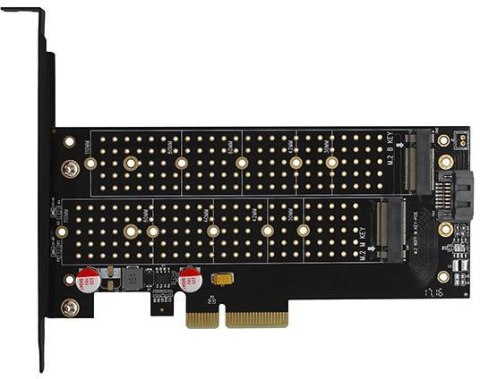 Adapter Axagon PCEM2-DC PCI-E x4 na M.2 NVMe z chłodzeniem Adapter Axagon PCEM2-DC PCI-E x4 na M.2 NVMe z chłodzeniem