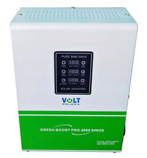 Przetwornica solarna VOLT POLSKA GREEN BOOST PRO 4000 SINUS (160-500VDC) Przetwornica solarna VOLT POLSKA GREEN BOOST PRO 4000 SINUS (160-500VDC)