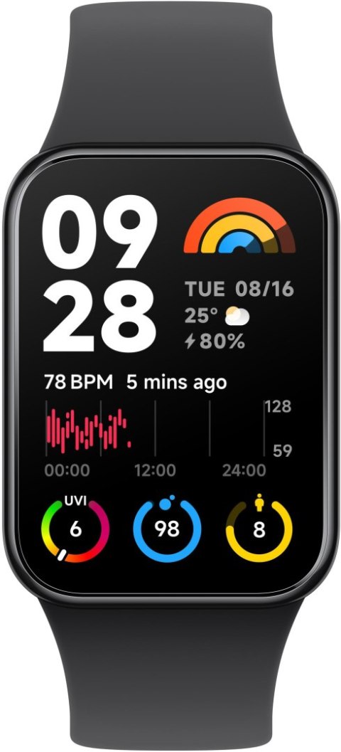 Smartband Xiaomi Smart Band 8 Pro czarny Smartband Xiaomi Smart Band 8 Pro czarny