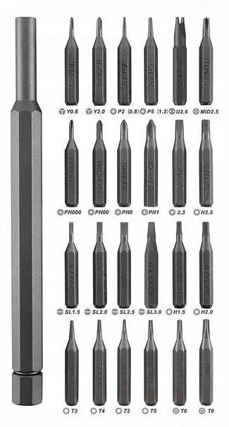 Zestaw Precyzyjnych Wkrętaków Xiaomi Mi Precision Screwdriver Kit 24-in-1 Zestaw Precyzyjnych Wkrętaków Xiaomi Mi Precision Screwdriver Kit 24-in-1