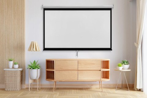 Ekran projekcyjny zwijany ręcznie 100" 16:9 Ekran projekcyjny zwijany ręcznie 100" 16:9