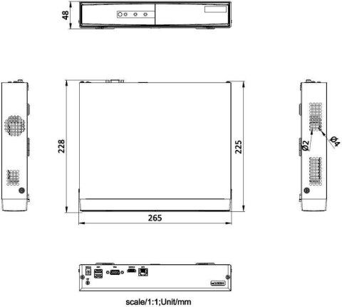 REJESTRATOR IP HIKVISION DS-7104NI-Q1/M (D) REJESTRATOR IP HIKVISION DS-7104NI-Q1/M (D)