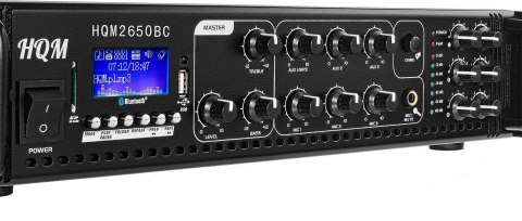 Wzmacniacz PA HQM2650BC RADIO FM/MP3/BT 650W Wzmacniacz PA HQM2650BC RADIO FM/MP3/BT 650W