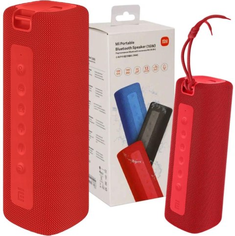 Głośnik przenośny Xiaomi Mi Portable Bluetooth Speaker czerwony Głośnik przenośny Xiaomi Mi Portable Bluetooth Speaker czerwony