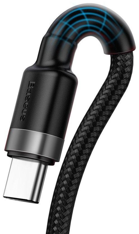 KABEL USB-A / USB-C Baseus Cafule CATKLF-PG1 100cm SuperCharge 40W 5A QC 3.0 W OPLOCIE KABEL USB-A / USB-C Baseus Cafule CATKLF-PG1 100cm SuperCharge 40W 5A QC 3.0 W OPLOCIE
