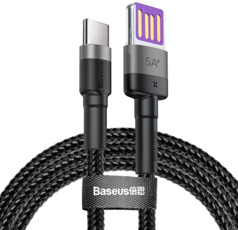 KABEL USB-A / USB-C Baseus Cafule CATKLF-PG1 100cm SuperCharge 40W 5A QC 3.0 W OPLOCIE KABEL USB-A / USB-C Baseus Cafule CATKLF-PG1 100cm SuperCharge 40W 5A QC 3.0 W OPLOCIE