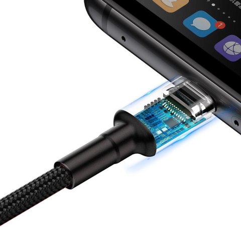 KABEL USB-A / USB-C Baseus Cafule CATKLF-PG1 100cm SuperCharge 40W 5A QC 3.0 W OPLOCIE KABEL USB-A / USB-C Baseus Cafule CATKLF-PG1 100cm SuperCharge 40W 5A QC 3.0 W OPLOCIE