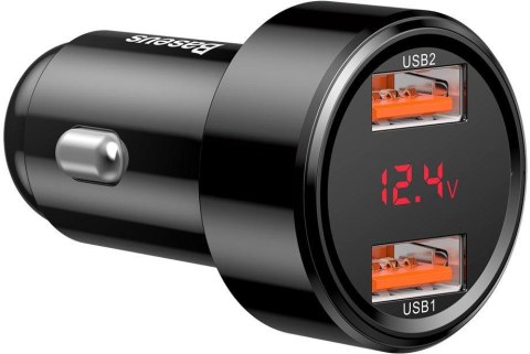 ŁADOWARKA SAMOCHODOWA Baseus Magic CCMLC20A-01 45W 6A 2x USB-A QC 3.0 ŁADOWARKA SAMOCHODOWA Baseus Magic CCMLC20A-01 45W 6A 2x USB-A QC 3.0