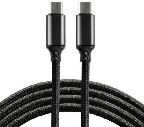 KABEL USB-C / USB-C everActive CBB-1PD5 100cm PD 100W 5A KABEL USB-C / USB-C everActive CBB-1PD5 100cm PD 100W 5A
