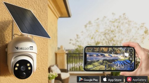 Kamera IP bezprzewodowa 4G LTE obrotowa z panelem solarnym Orllo TZ1 PRO Kamera IP bezprzewodowa 4G LTE obrotowa z panelem solarnym Orllo TZ1 PRO