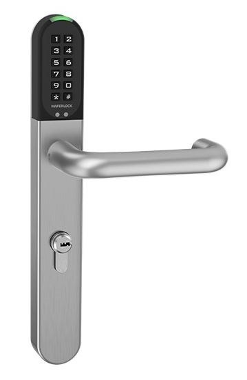 Klamka elektroniczna WFE L701 z klawiaturą 72mm INOX Klamka elektroniczna WFE L701 z klawiaturą 72mm INOX