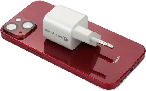 ŁADOWARKA SIECIOWA everActive GaN SC-390Q 30W 1xUSB-C 1xUSB-A PD PPS ŁADOWARKA SIECIOWA everActive GaN SC-390Q 30W 1xUSB-C 1xUSB-A PD PPS