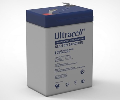 Akumulator AGM ULTRACELL UL 6V 5Ah Akumulator AGM ULTRACELL UL 6V 5Ah