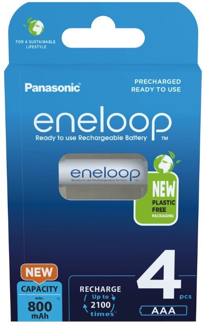 Akumulatorki R03 / AAA Panasonic Eneloop 800mAh BK-4MCDE/4BE (blister 4 szt.) Akumulatorki R03 / AAA Panasonic Eneloop 800mAh BK-4MCDE/4BE (blister 4 szt.)