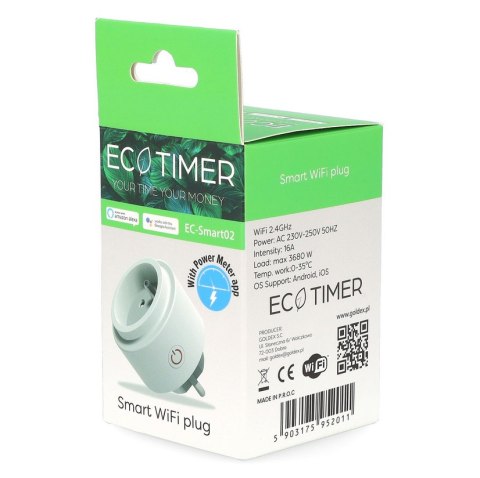 Gniazdko WiFi EC-Smart02 - inteligentne Gniazdko WiFi EC-Smart02 - inteligentne