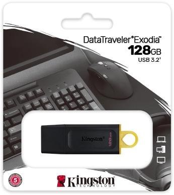 Kingston Pendrive Data Traveler Exodia 128GB USB3.1 Gen1 Kingston Pendrive Data Traveler Exodia 128GB USB3.1 Gen1