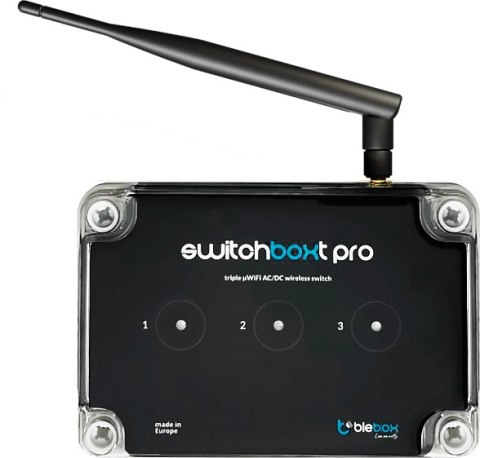 Moduł przekaźnikowy switchboxt pro z zewnętrzną anteną Blebox Moduł przekaźnikowy switchboxt pro z zewnętrzną anteną Blebox
