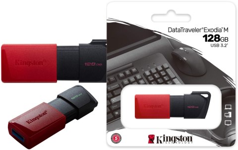 Pendrive Kingston Data Traveler Exodia M 128GB USB3.2 Gen1 Pendrive Kingston Data Traveler Exodia M 128GB USB3.2 Gen1