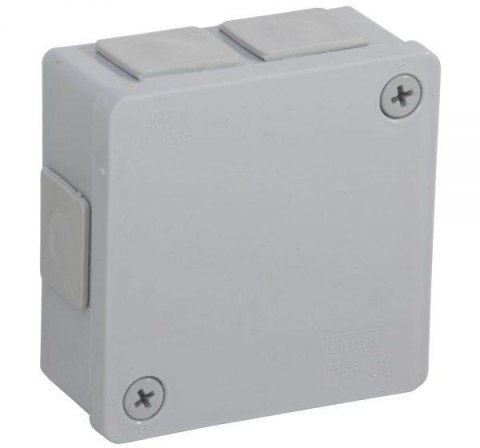 Puszka natynkowa pusta 6 wlotów VIPLAST VP-22 SZARA IP55 86x86x40mm 022-03 Puszka natynkowa pusta 6 wlotów VIPLAST VP-22 SZARA IP55 86x86x40mm 022-03