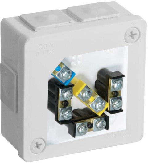 Puszka natynkowa z zaciskami 6 wlotów VIPLAST VP-22 BIAŁA IP55 86x86x40mm 022-51 Puszka natynkowa z zaciskami 6 wlotów VIPLAST VP-22 BIAŁA IP55 86x86x40mm 022-51