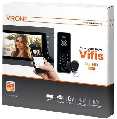 WIDEODOMOFON WI-FI VIRONE VDP-61FHDZD/B TUYA WIDEODOMOFON WI-FI VIRONE VDP-61FHDZD/B TUYA