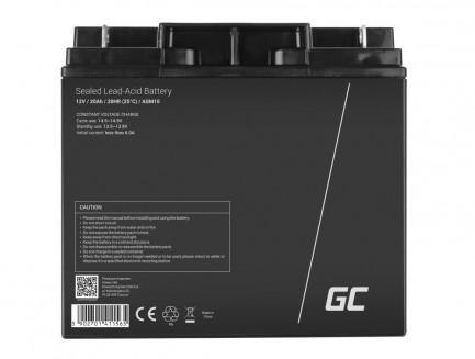 AKUMULATOR AGM Green Cell VRLA 12V 20Ah AKUMULATOR AGM Green Cell VRLA 12V 20Ah