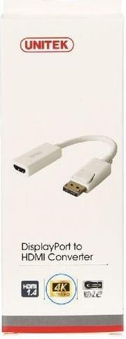 Adapter Unitek DisplayPort 1.2 na HDMI 1.4 Adapter Unitek DisplayPort 1.2 na HDMI 1.4