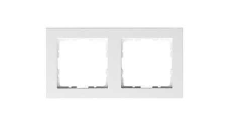 GVS Ramka 2-polowa biały błysz. System 55 do sensorów KNX GVS Ramka 2-polowa biały błysz. System 55 do sensorów KNX