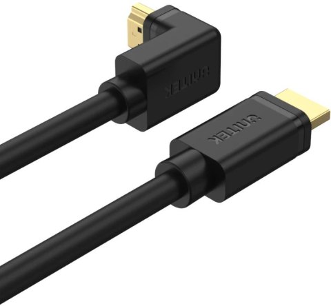 Kabel HDMI Unitek Y-C1002 kątowy HDMI 2.0 90 stopni 4K 3m Kabel HDMI Unitek Y-C1002 kątowy HDMI 2.0 90 stopni 4K 3m