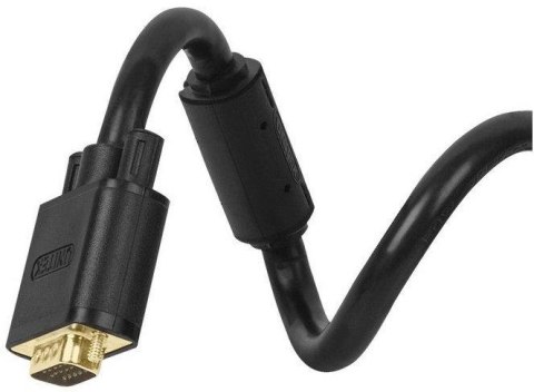 Kabel VGA Unitek Y-C511G Premium VGA HD15 M/M 1m Kabel VGA Unitek Y-C511G Premium VGA HD15 M/M 1m