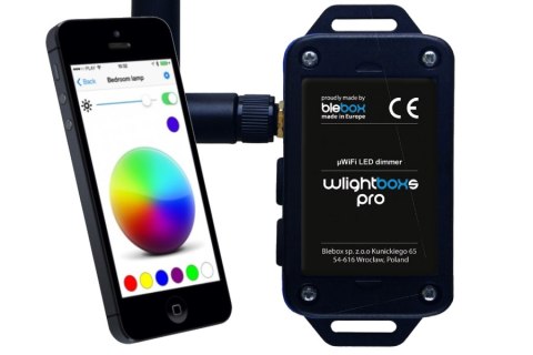 Moduł oświetelniowy wlightboxs pro z zewnętrzną anteną Blebox Moduł oświetelniowy wlightboxs pro z zewnętrzną anteną Blebox