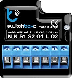 Przełącznik Blebox SwitchBoxD WiFi 230V Przełącznik Blebox SwitchBoxD WiFi 230V