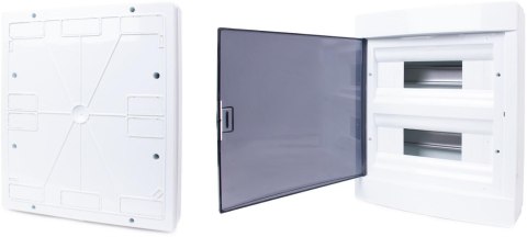 Rozdzielnica natynkowa 24 modułowa (2*12M) Adelid RM-NT-24T Rozdzielnica natynkowa 24 modułowa (2*12M) Adelid RM-NT-24T