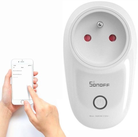 SONOFF Inteligentne gniazdko 10A WiFi S26R2TPE-FR SONOFF Inteligentne gniazdko 10A WiFi S26R2TPE-FR