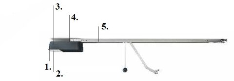Zestaw NICE SPIDO 600 do bram garażowych (pasek SR16B - 2x 1.6m) Zestaw NICE SPIDO 600 do bram garażowych (pasek SR16B - 2x 1.6m)