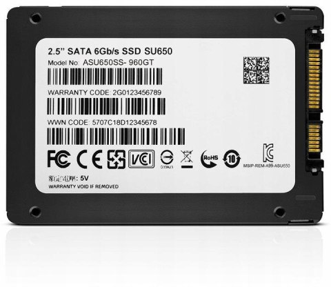 Adata SU650 Ultimate 512GB 2,5" SATA SSD Adata SU650 Ultimate 512GB 2,5" SATA SSD